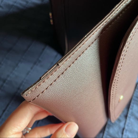 Sole Society Large Brown Tote Bag - Picture 9 of 12